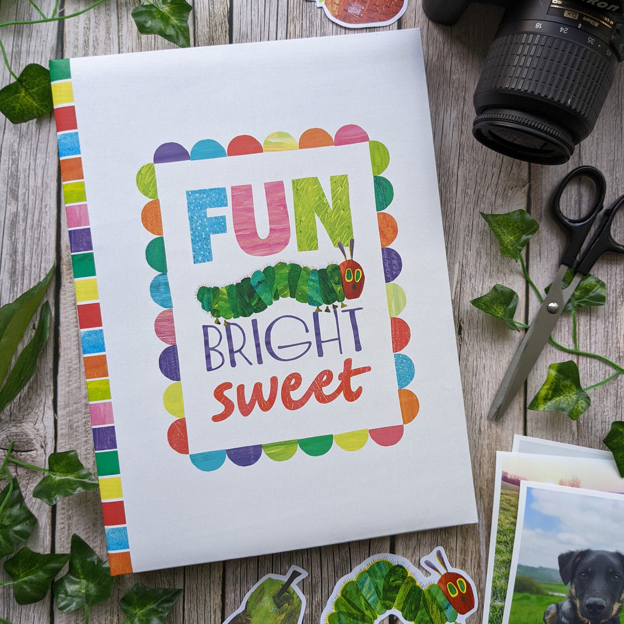 The Very Hungry Caterpillar Portrait Photograph Album in Gift Box