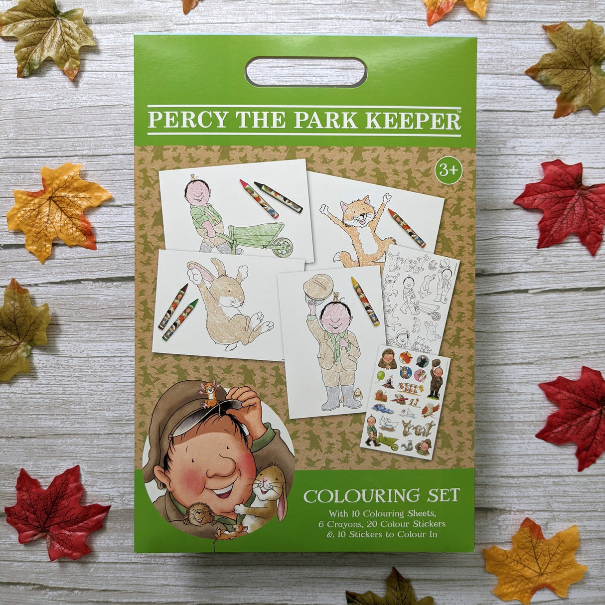 Percy The Park Keeper Children's Colouring Set