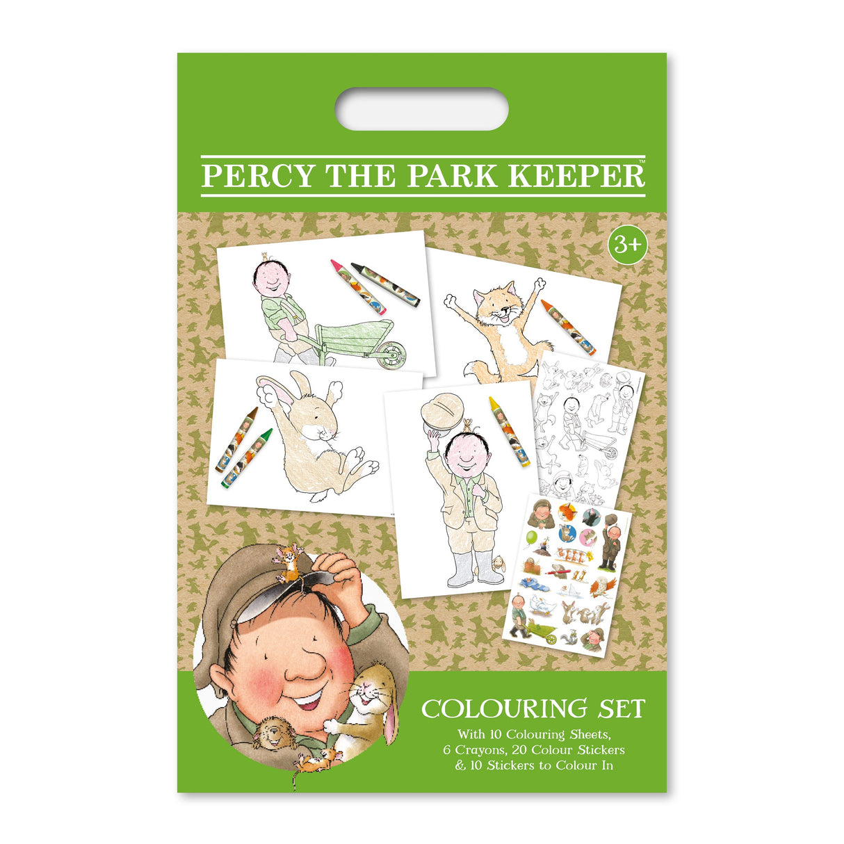 Percy The Park Keeper Children's Colouring Set