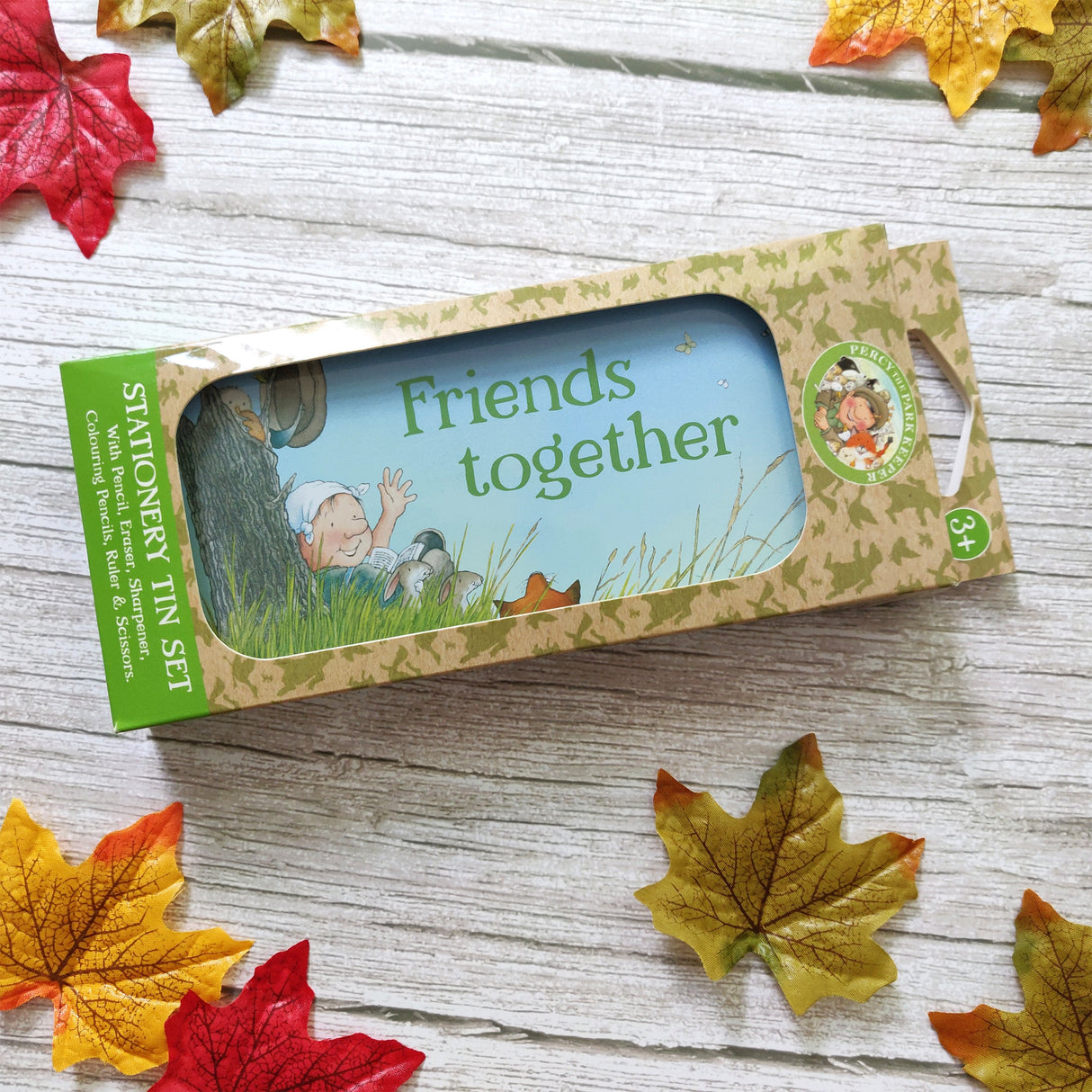 Percy The Park Keeper Children’s Stationery Tin Set