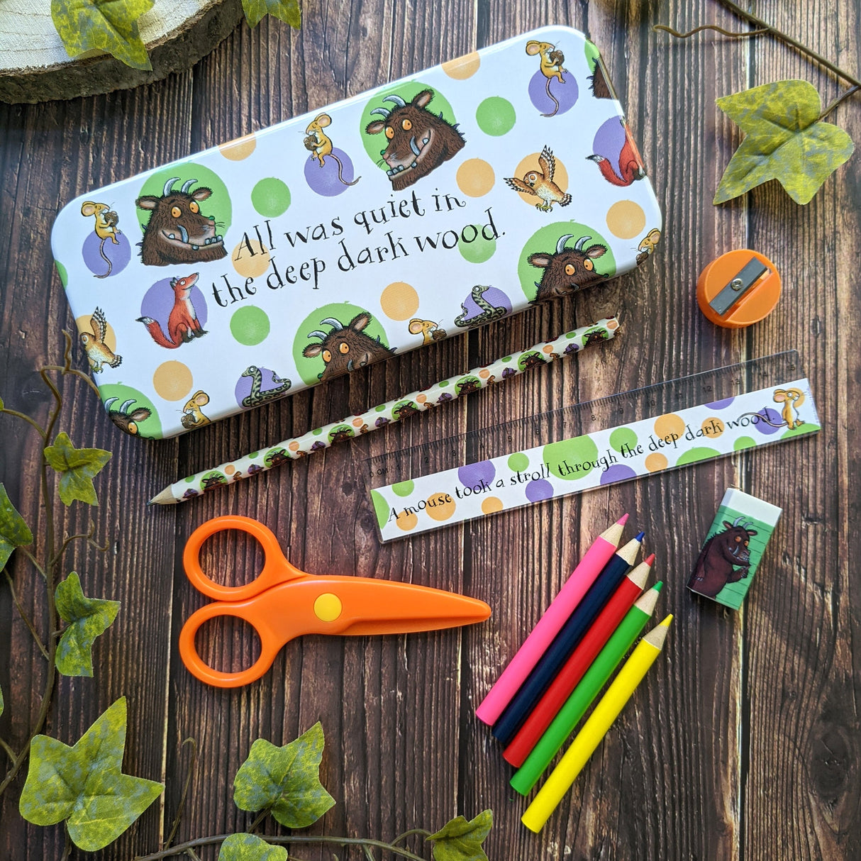The Gruffalo Children’s Stationery Tin Set