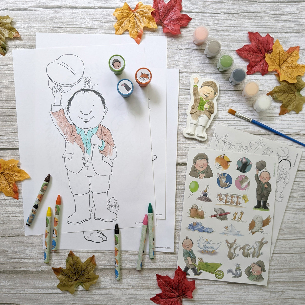 Percy The Park Keeper Children's Art Activity Set