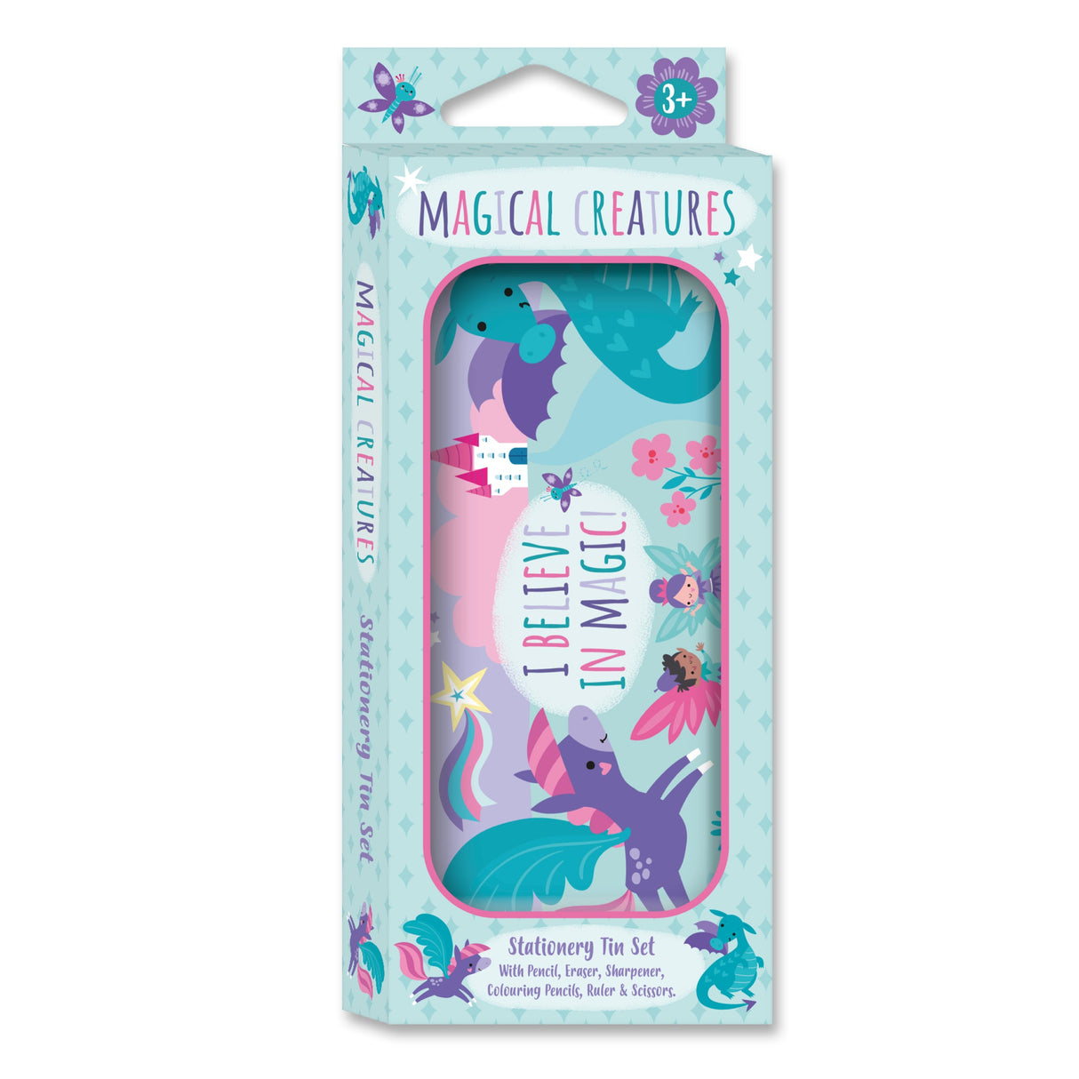 Magical Creatures Children’s Stationery Tin Set