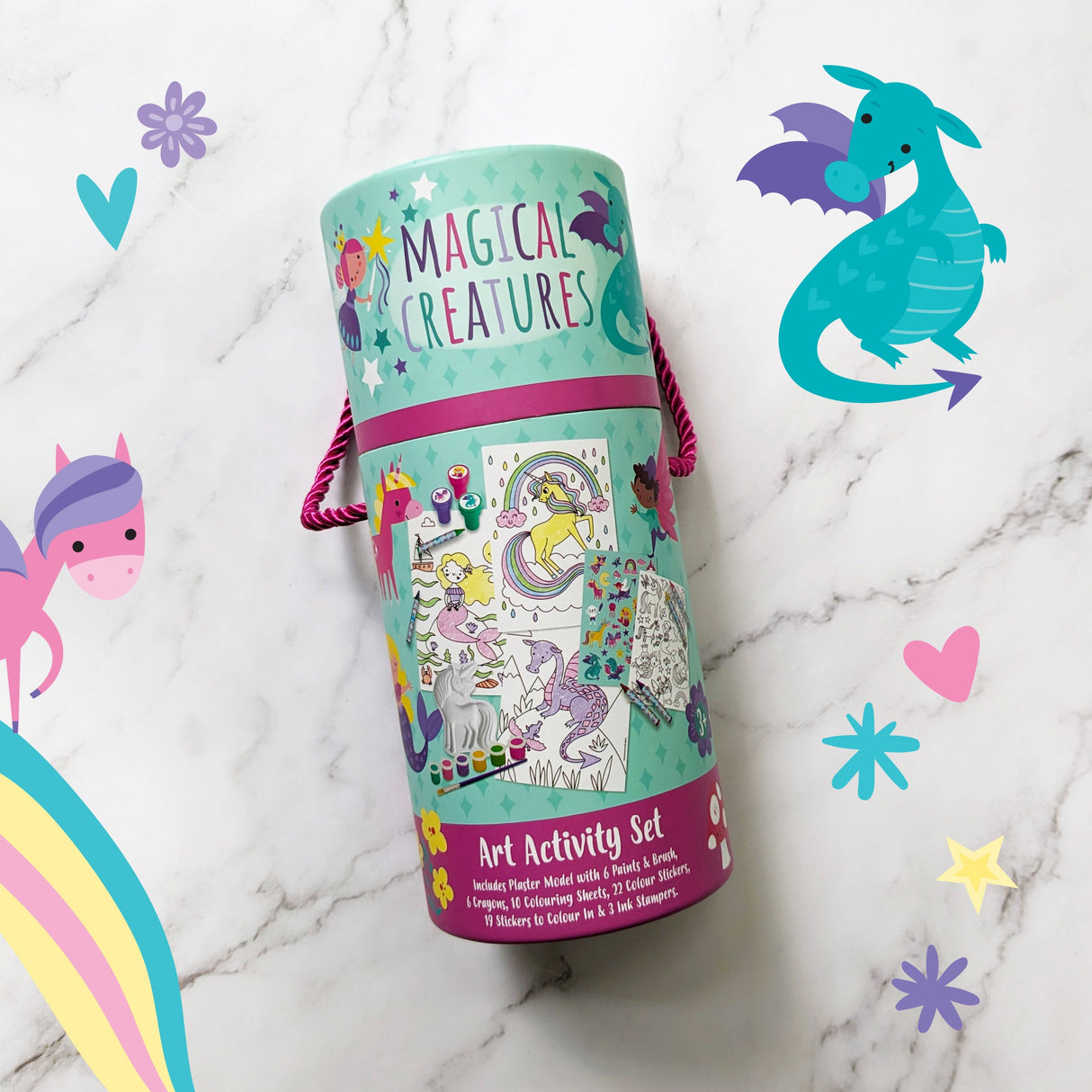 Magical Creatures Children's Art Activity Set