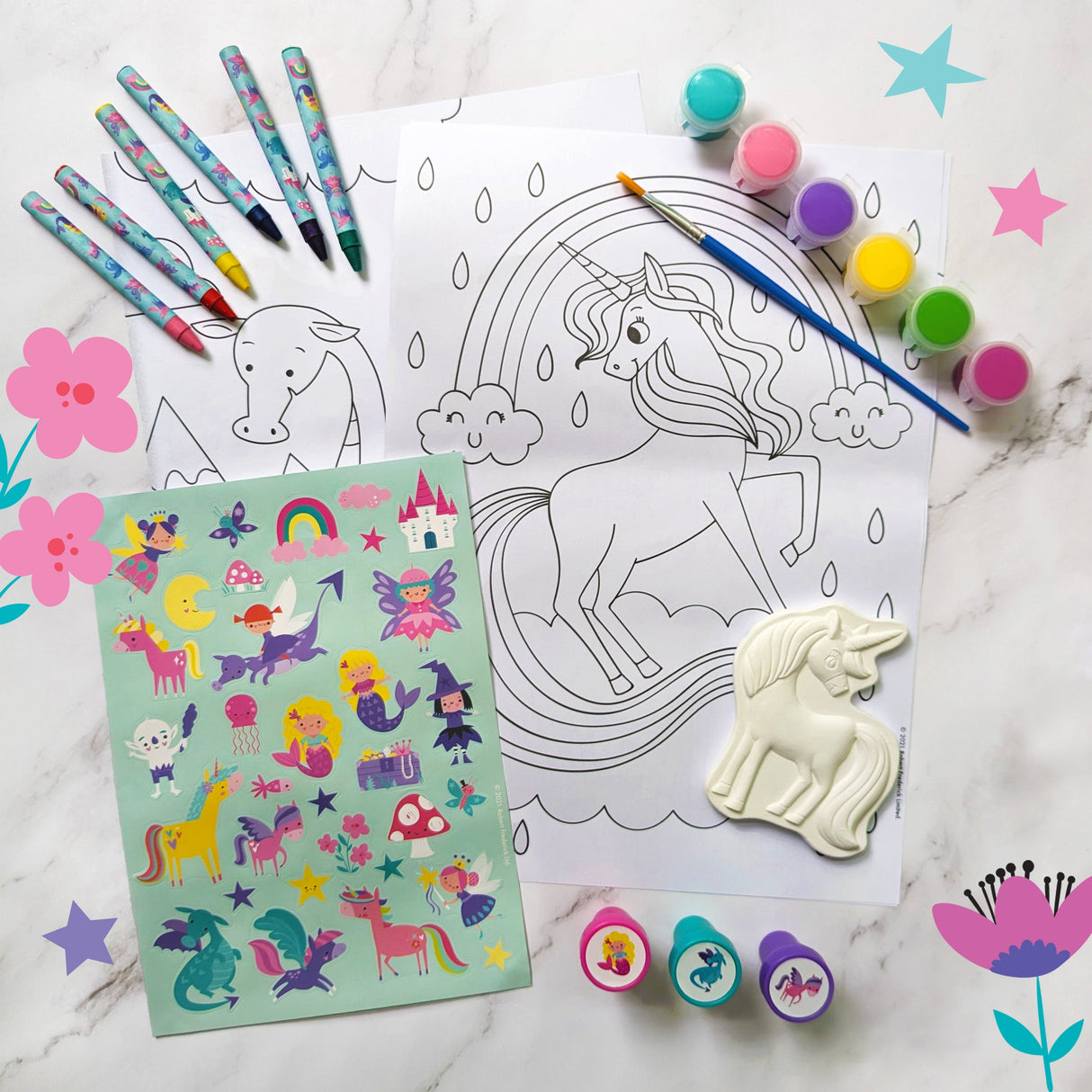 Magical Creatures Children's Art Activity Set