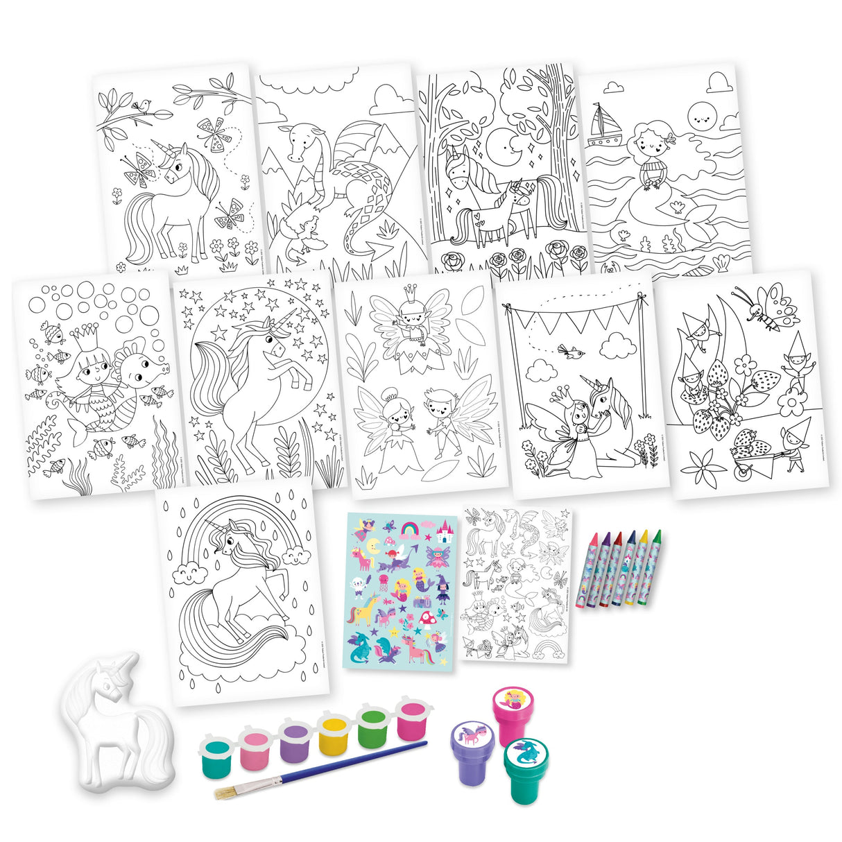 Magical Creatures Children's Art Activity Set