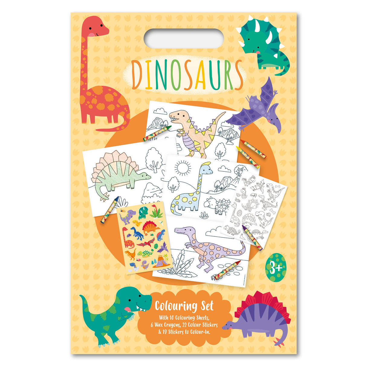 Dinosaurs Children's Colouring Set