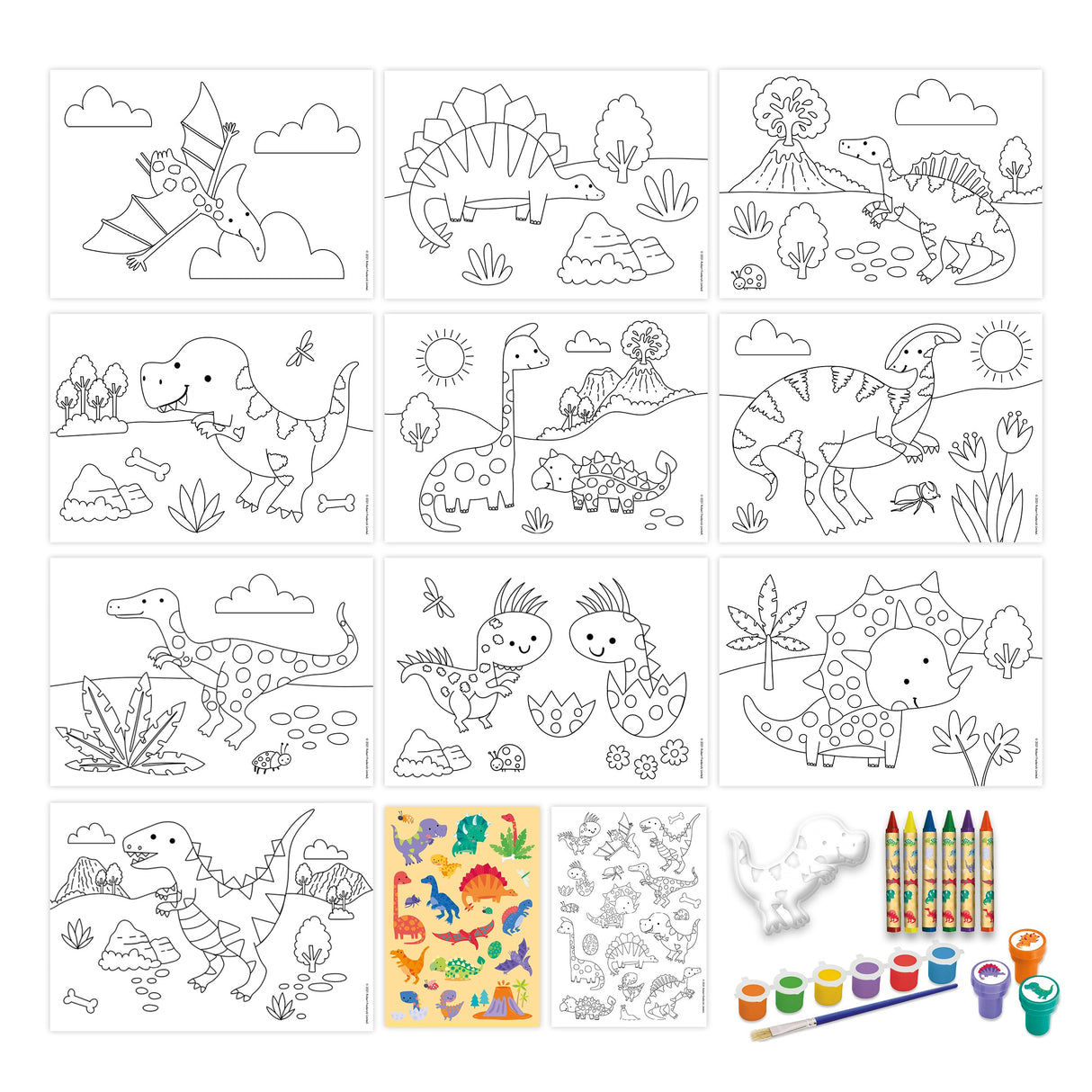 Dinosaurs Children's Art Activity Set