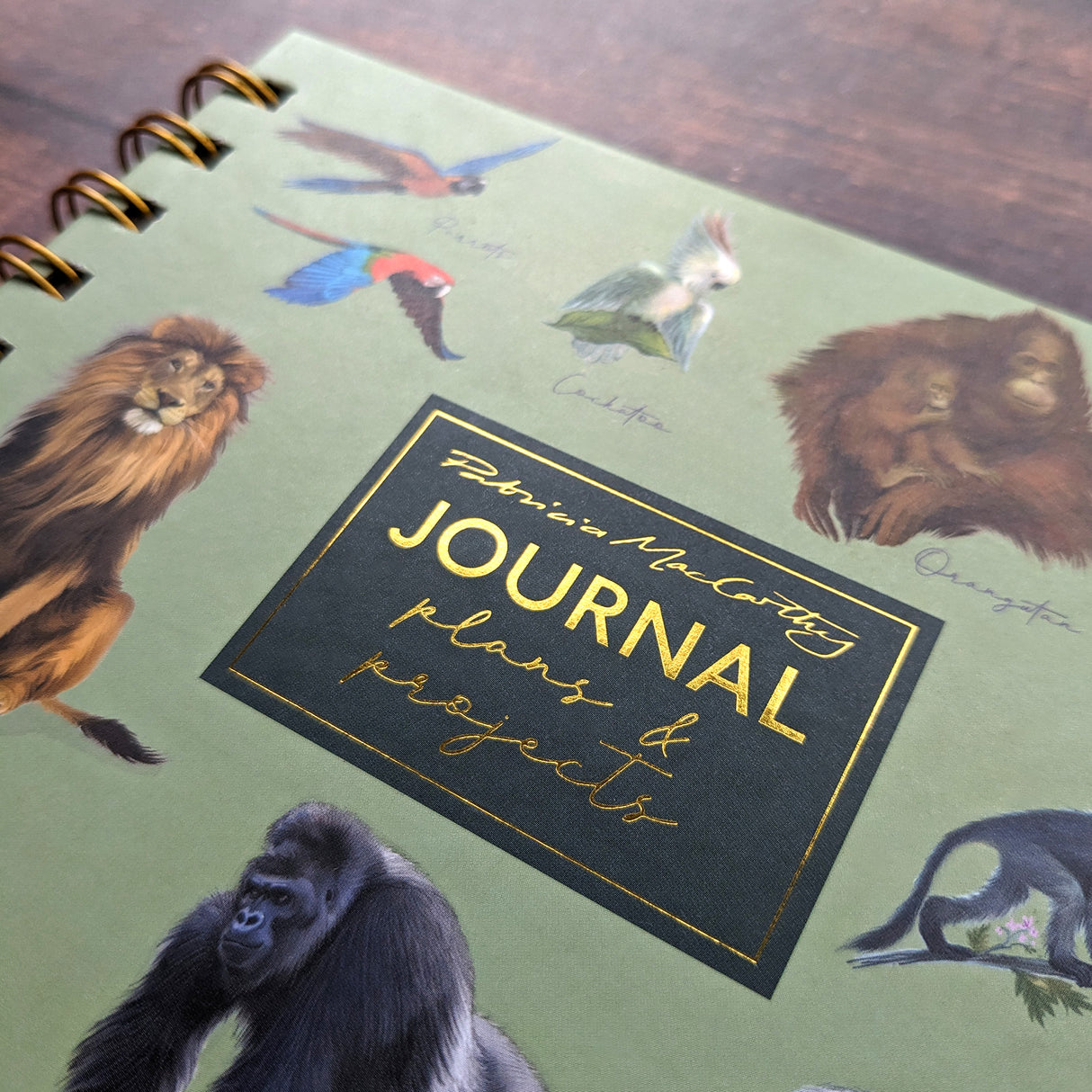 Patricia MacCarthy A5 Notebook With Dividers - Jungle Design