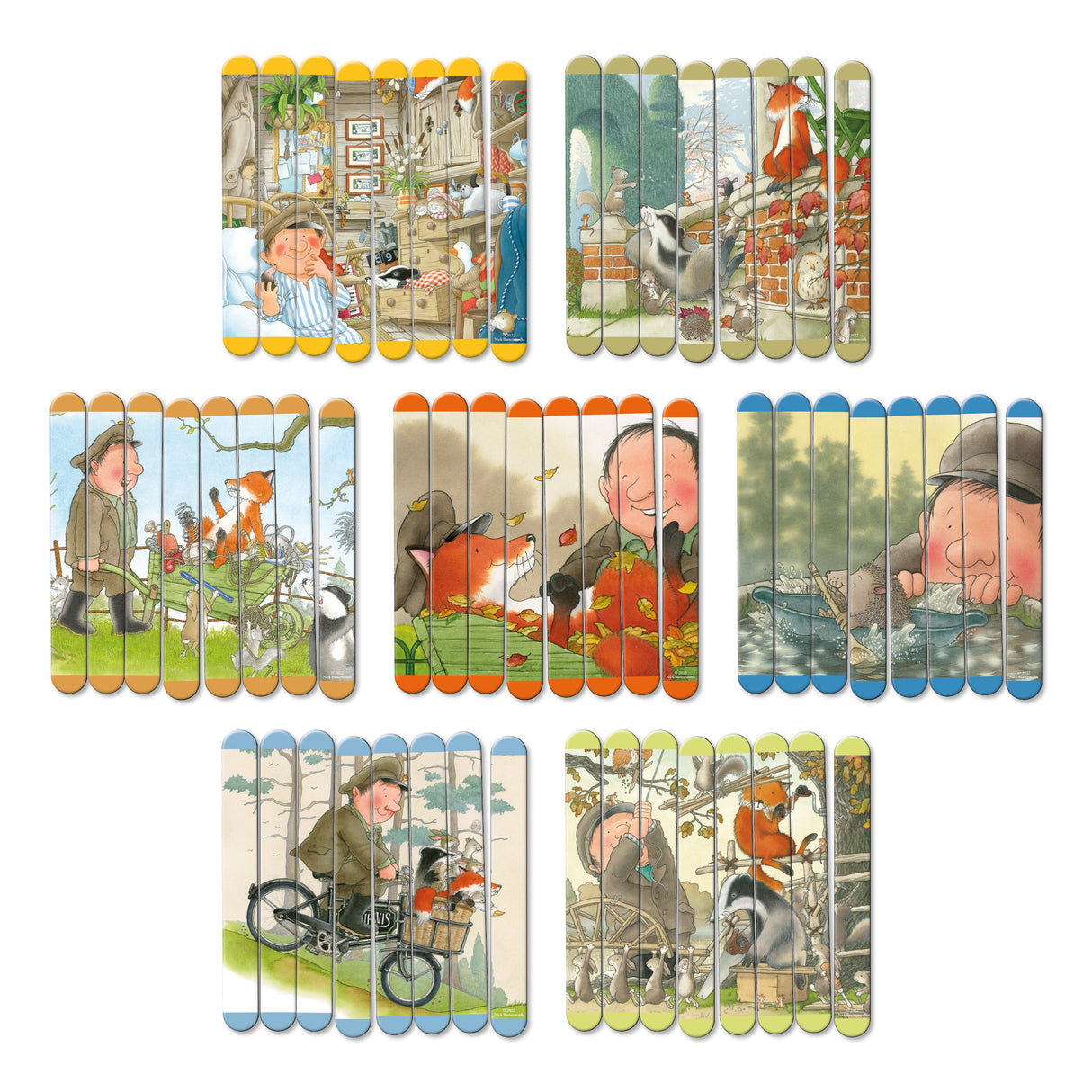 Percy The Park Keeper Lolly Stick Puzzle