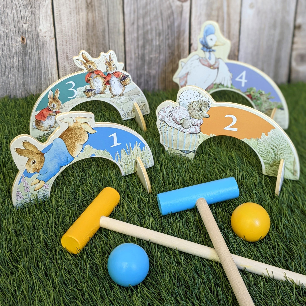 Peter Rabbit Children’s Wooden Croquet Set