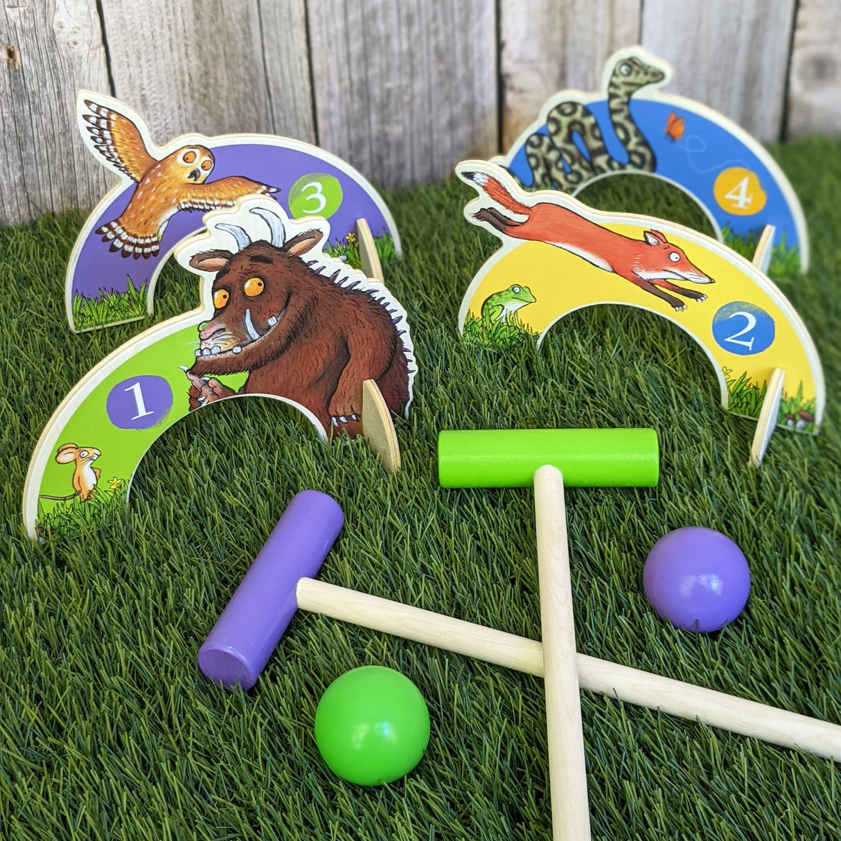 The Gruffalo Children's Wooden Croquet Set