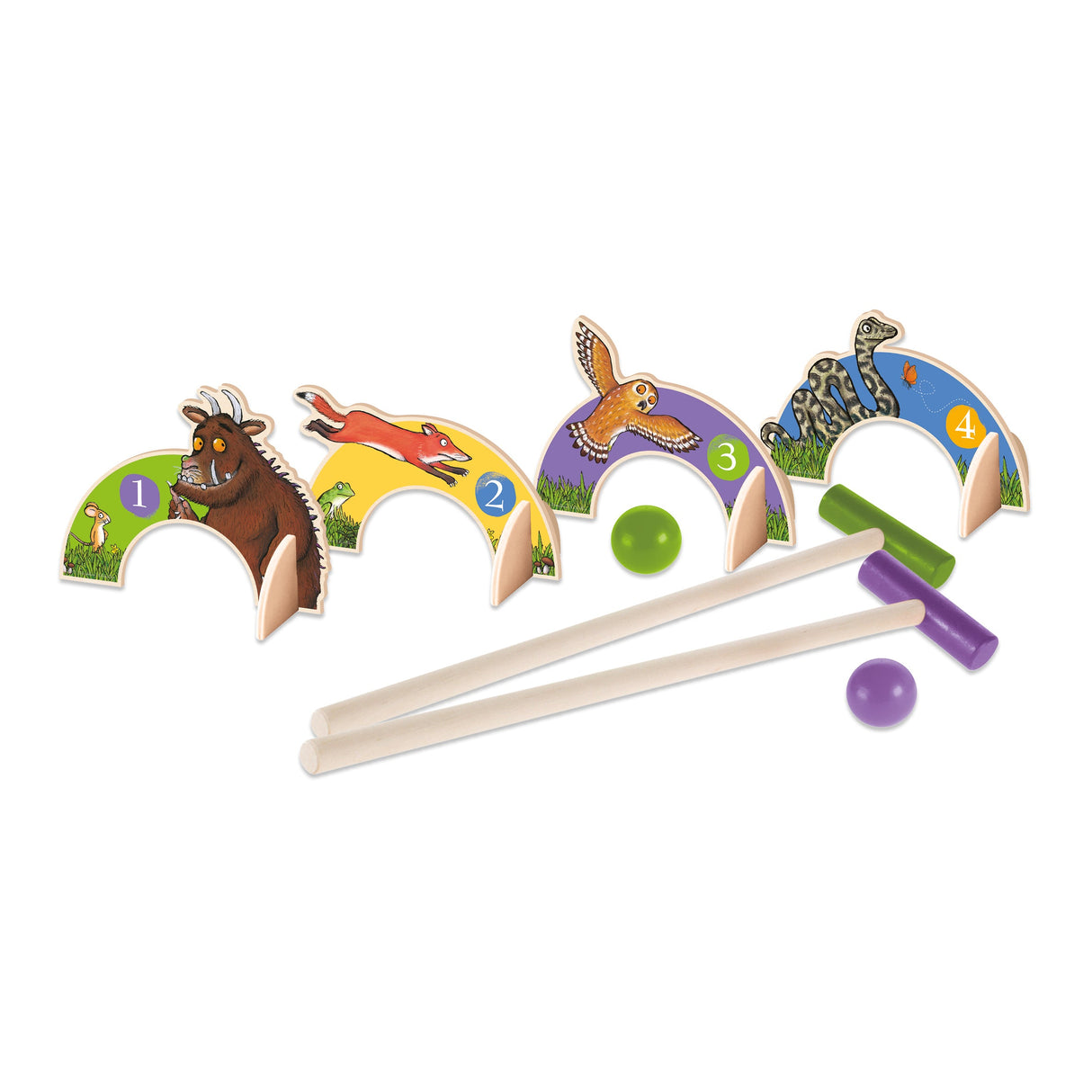 The Gruffalo Children's Wooden Croquet Set