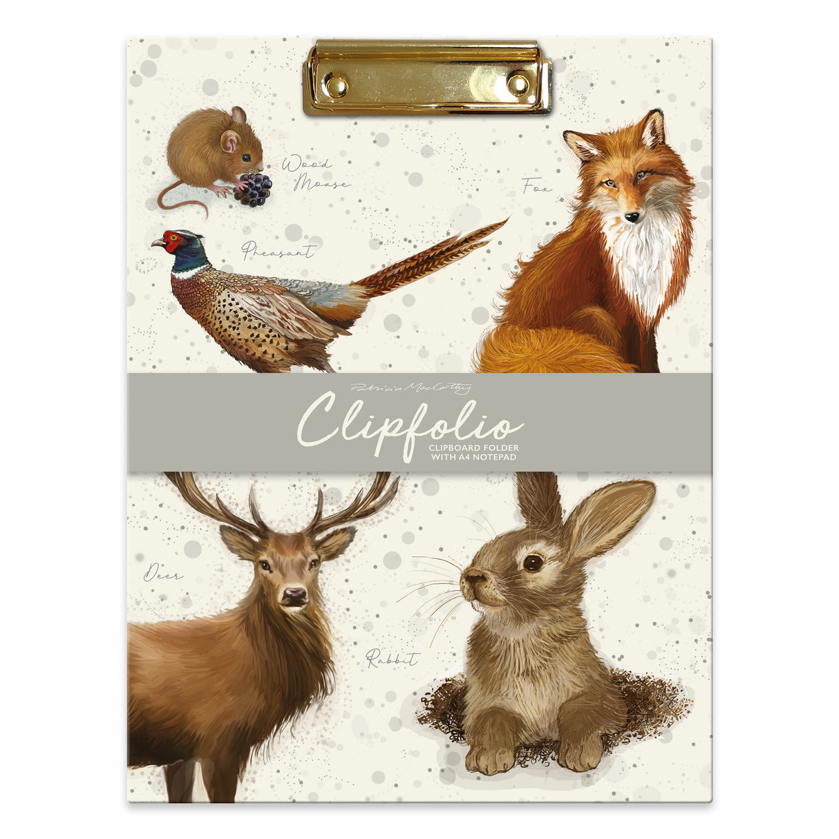 British Wildlife Clipboard Folder - A4 Notepad Organiser