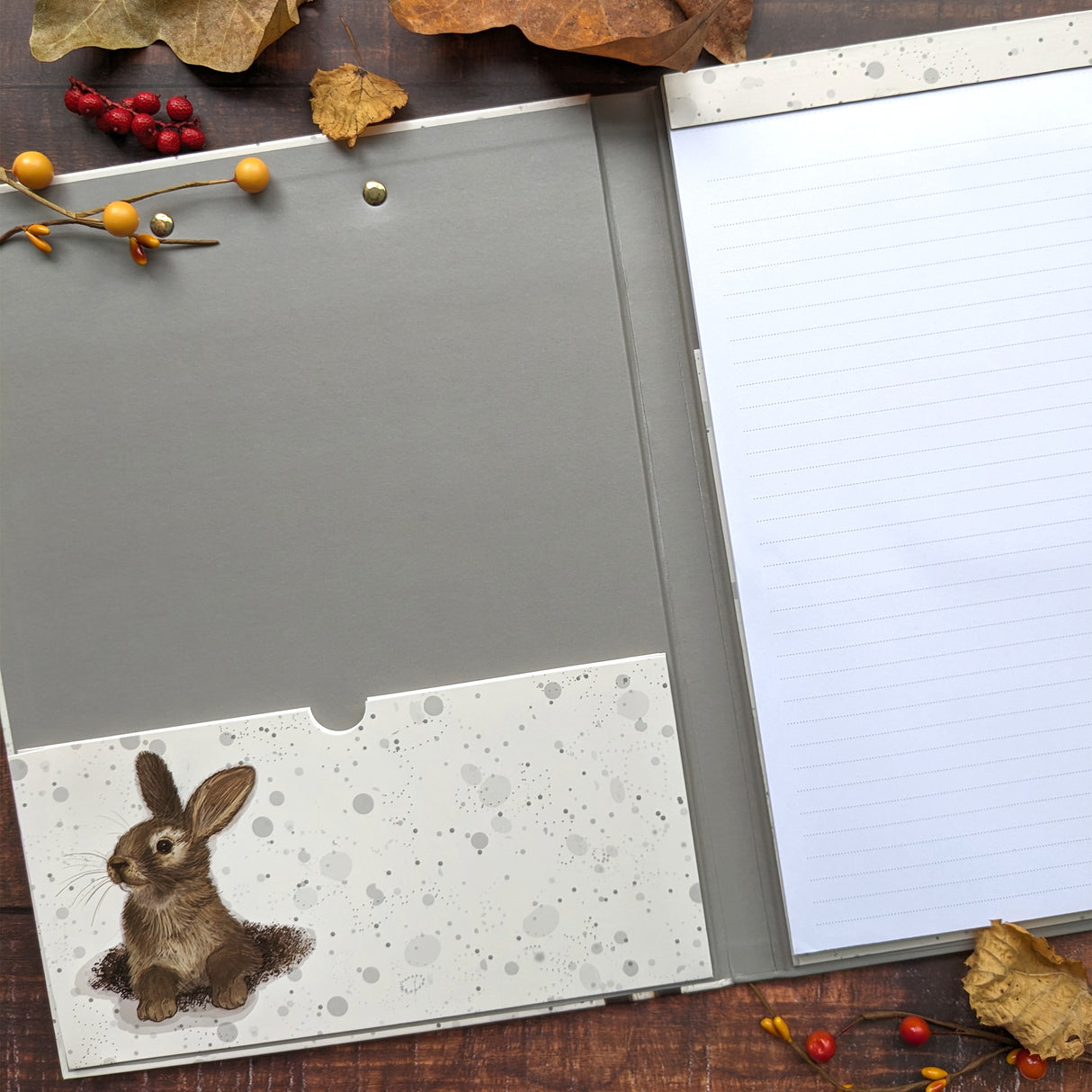 British Wildlife Clipboard Folder - A4 Notepad Organiser