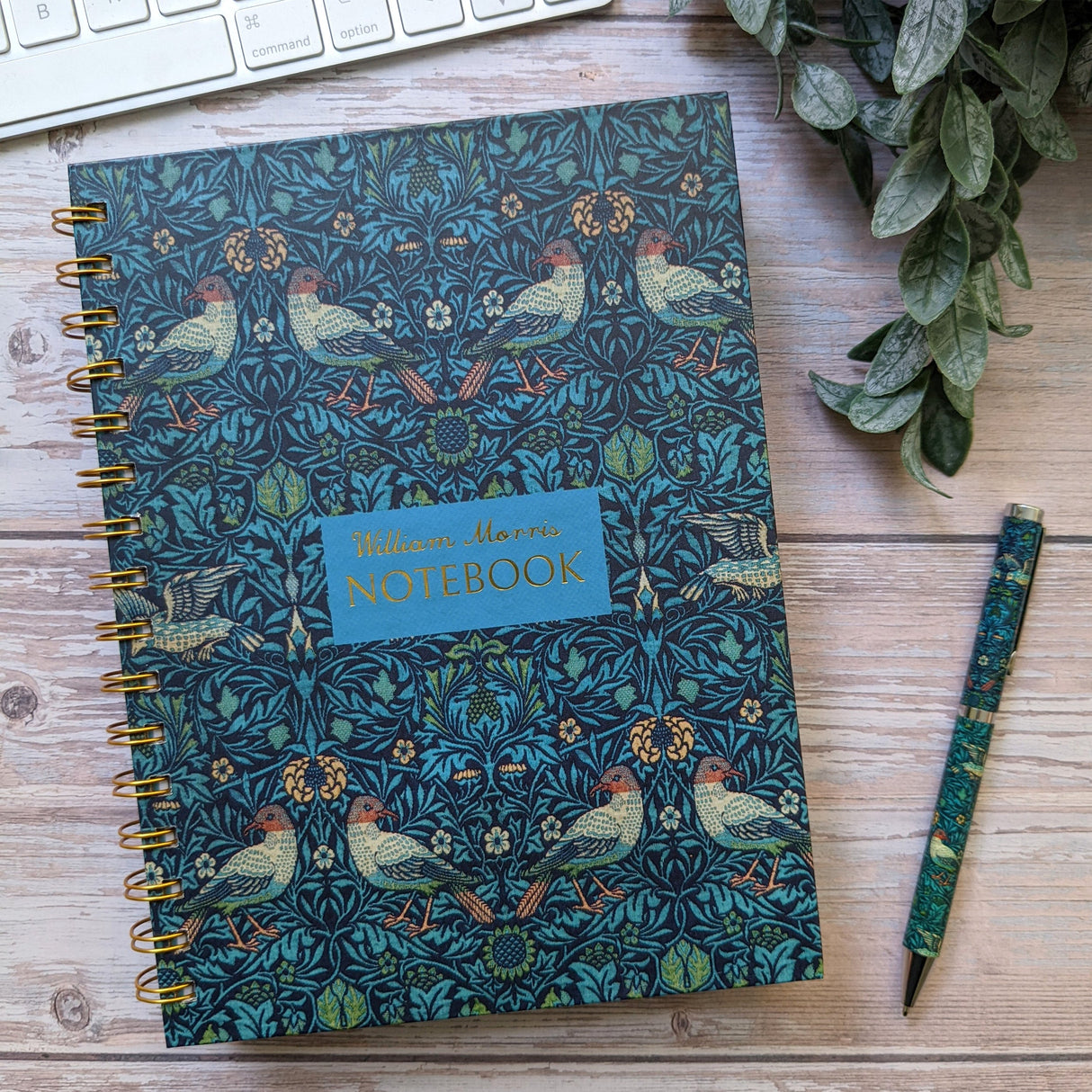 William Morris Birds A5 Notebook With Dividers