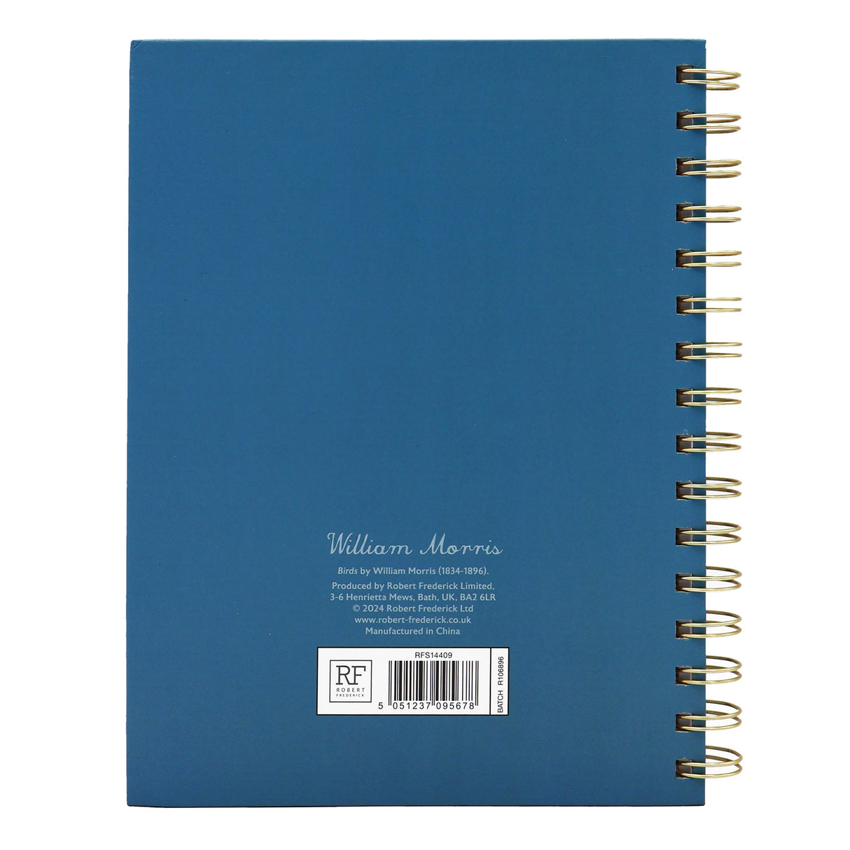 William Morris Birds A5 Notebook With Dividers