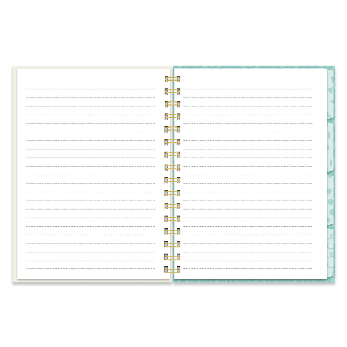 Peacock Feathers A5 Notebook With Dividers