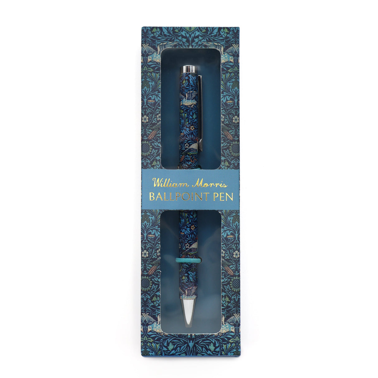 William Morris Birds Ballpoint Pen In Gift Box