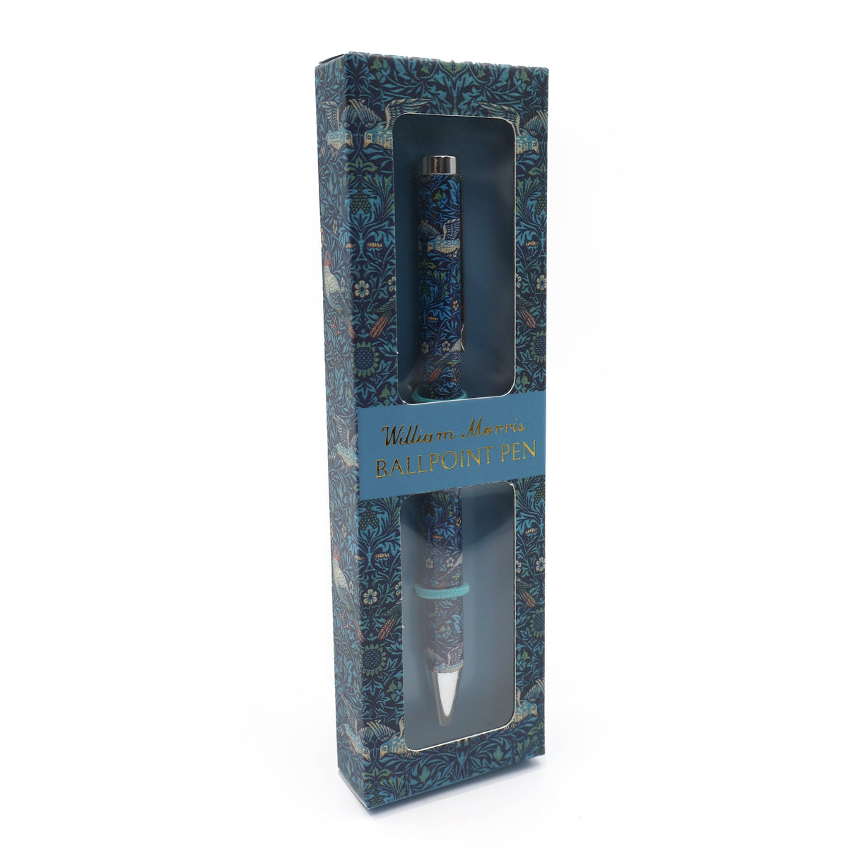 William Morris Birds Ballpoint Pen In Gift Box