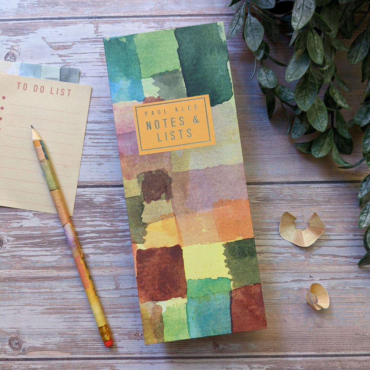 Paul Klee Tall Notepad & List Set With Pencil