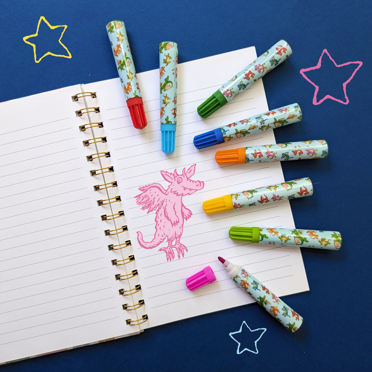 Zog Set of 8 Jumbo Marker Pens