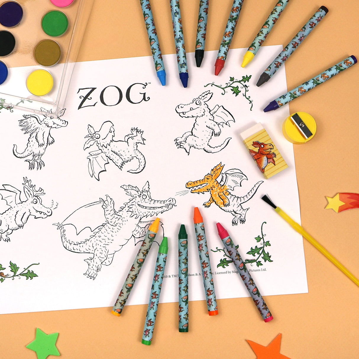 Zog Children's 42 Piece Art Set