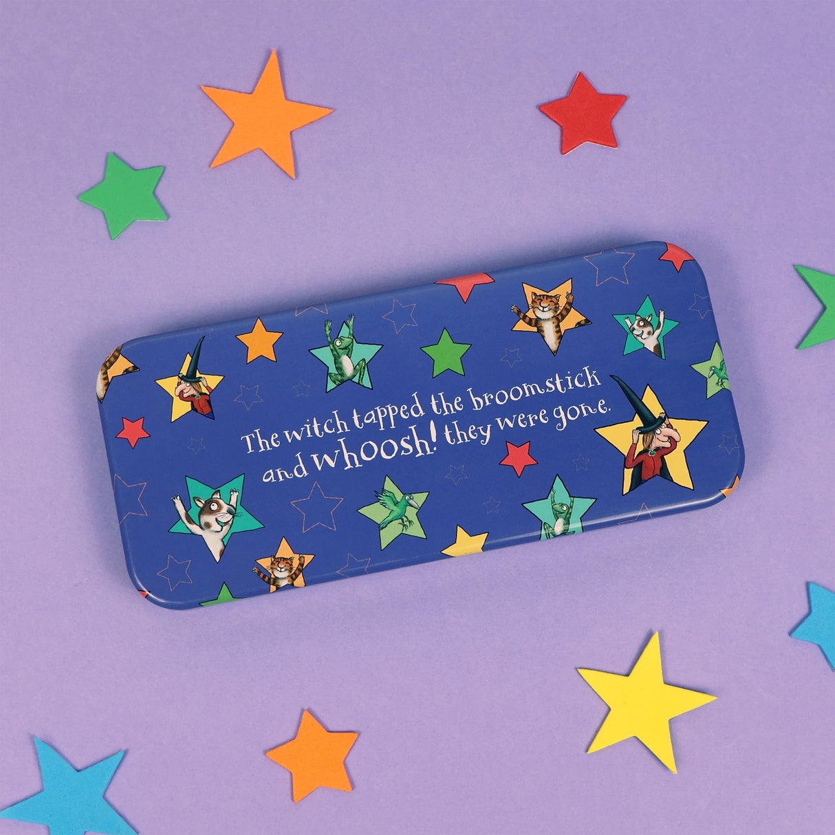 Room on the Broom Children's Stationery Tin Set