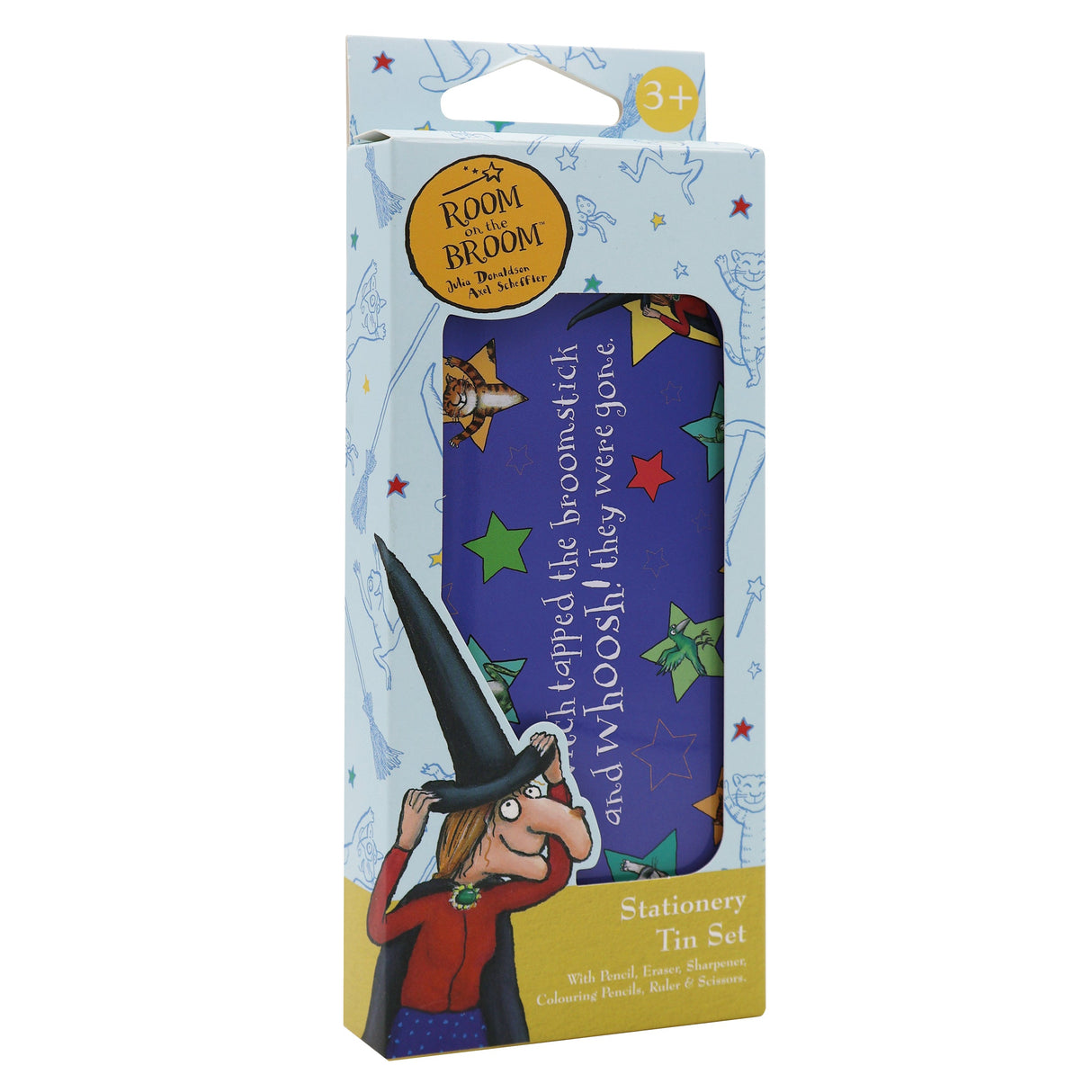 Room on the Broom Children's Stationery Tin Set
