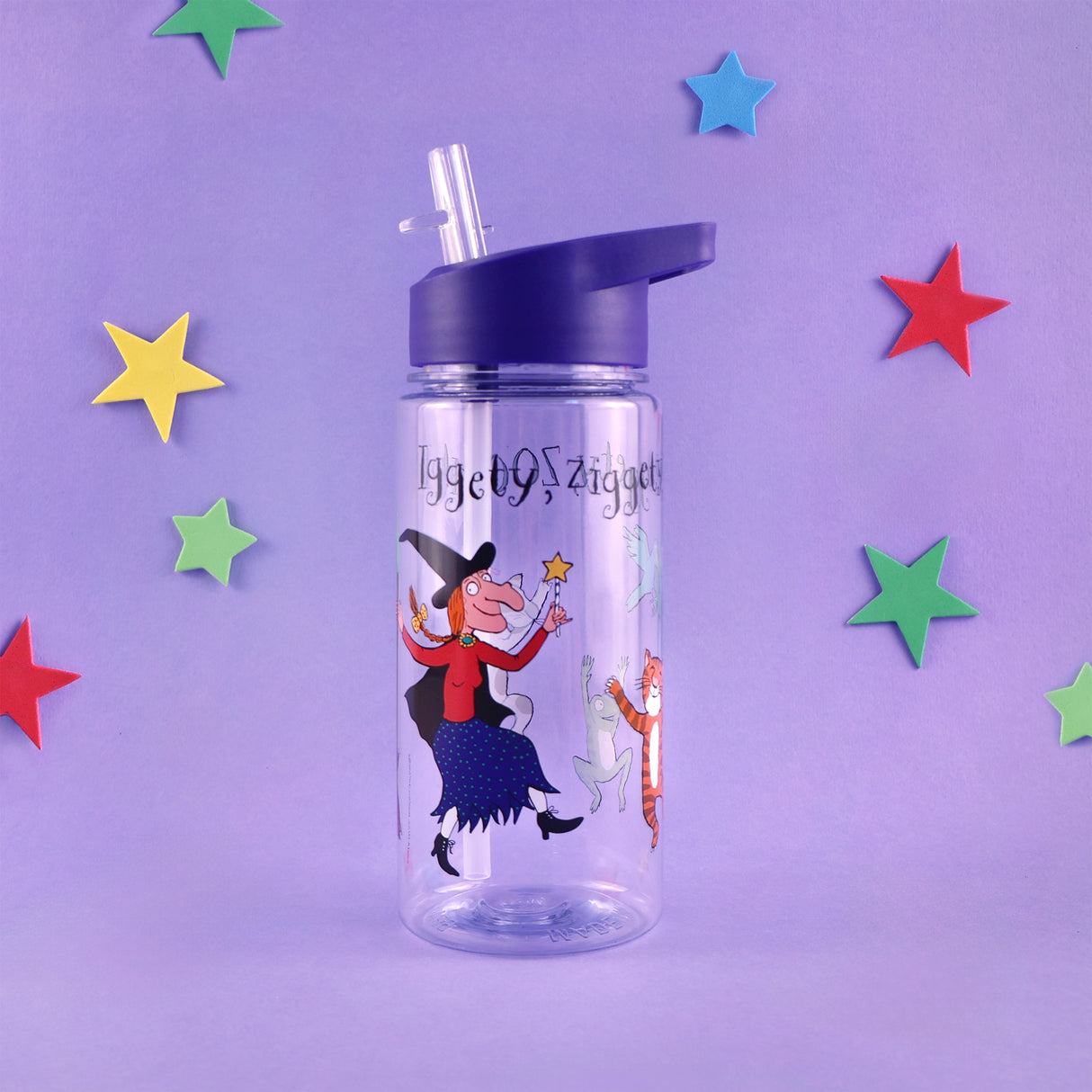 Children’s Water Bottle Room On The Broom Design - 450ml and BPA Free