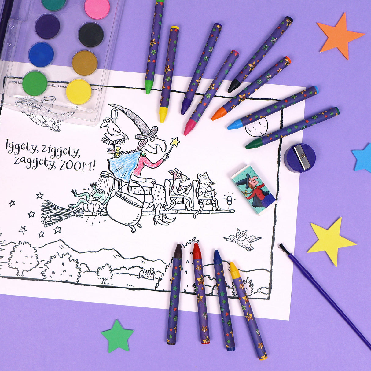 Room On The Broom Children's 42 Piece Art Set