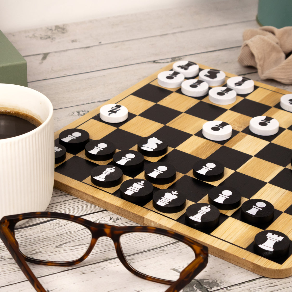 Bamboo Chess Set - Made Using Sustainable Materials