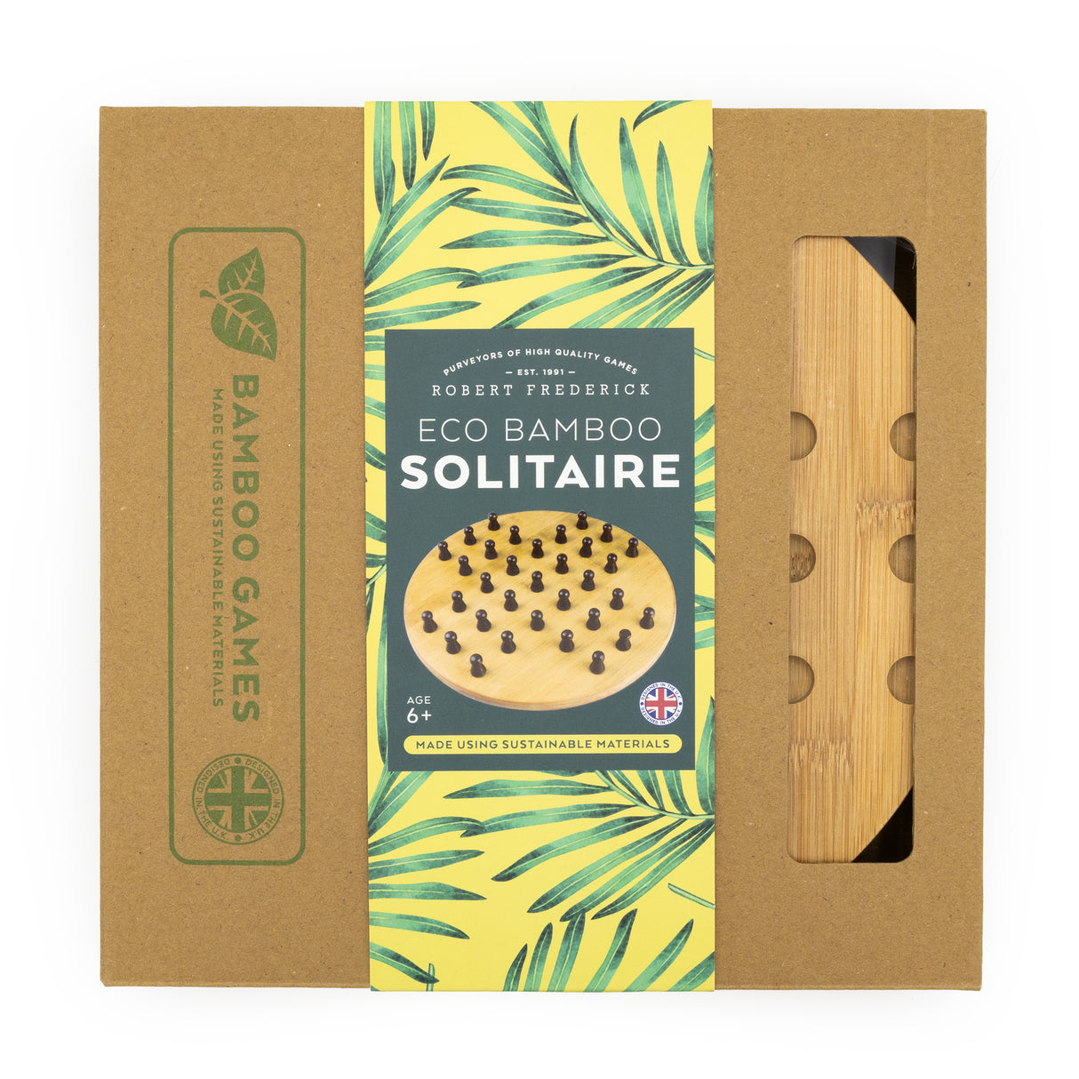 Bamboo Solitaire Set - Made Using Sustainable Materials