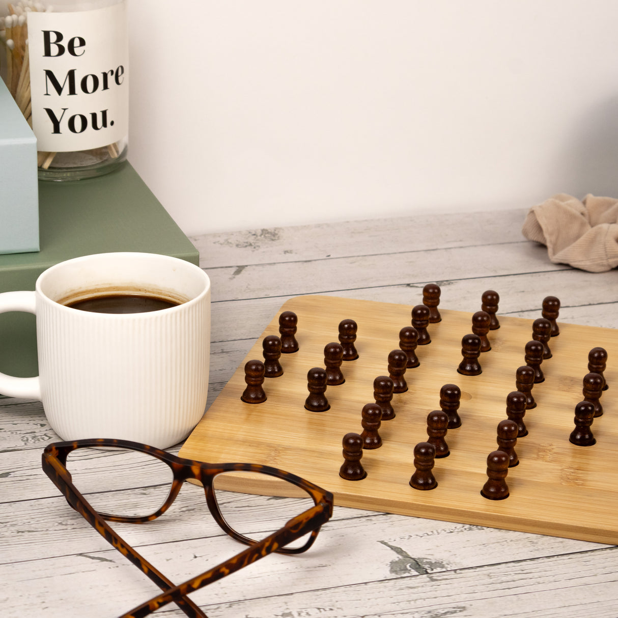 Bamboo Solitaire and Sudoku Double Set - Made Using Sustainable Materials