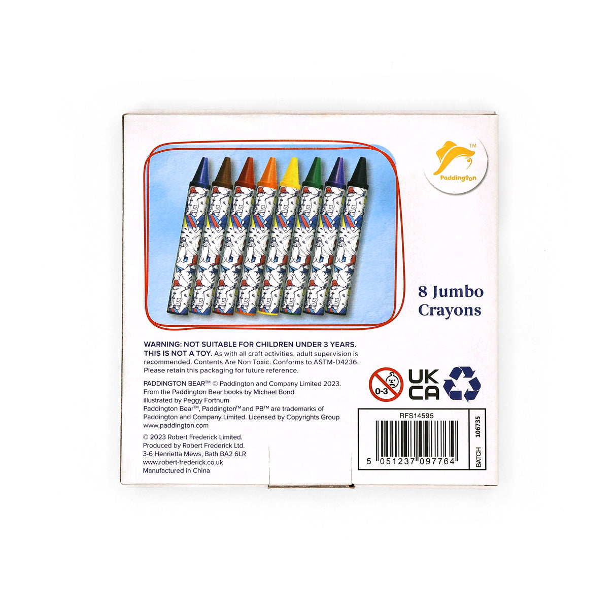 Paddington Jumbo Crayons