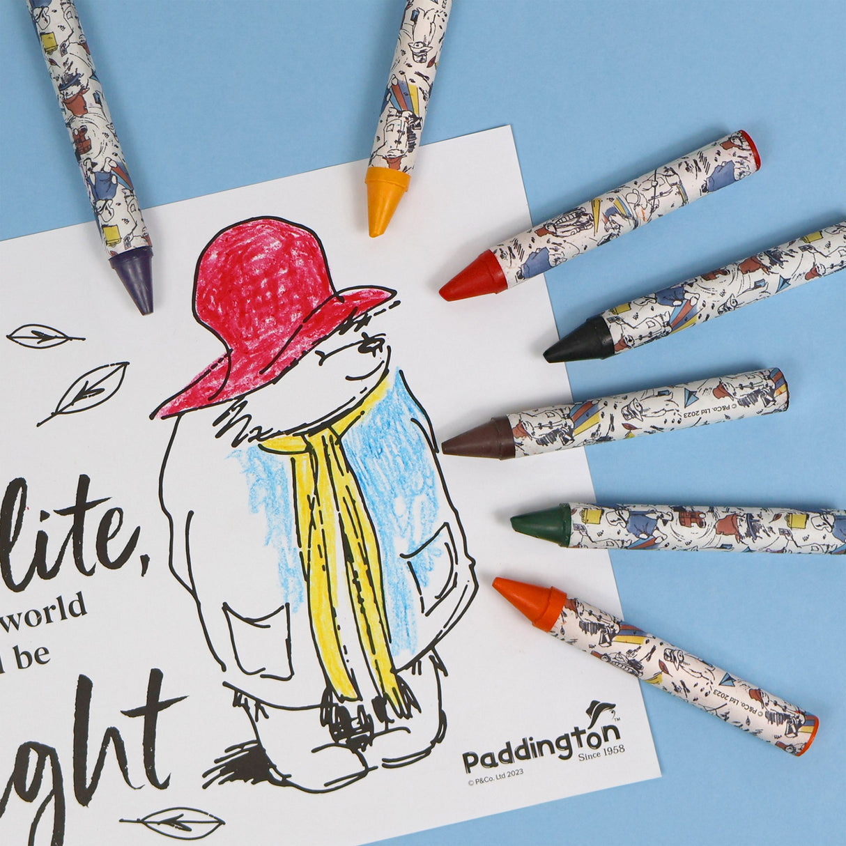 Paddington Jumbo Crayons