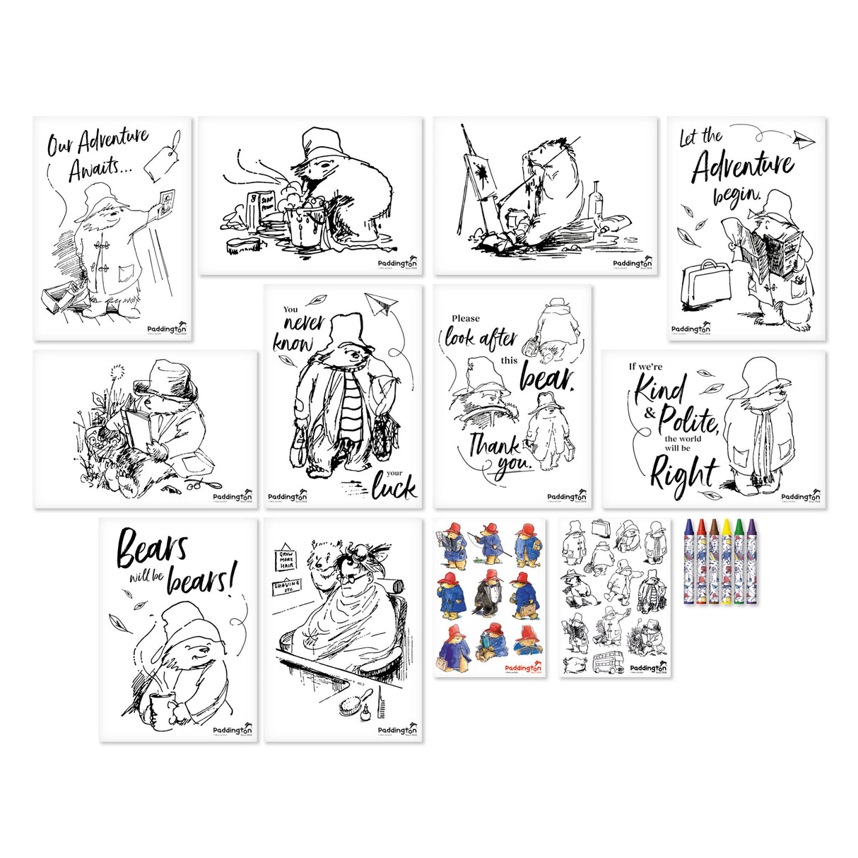 Paddington Children's Colouring Set
