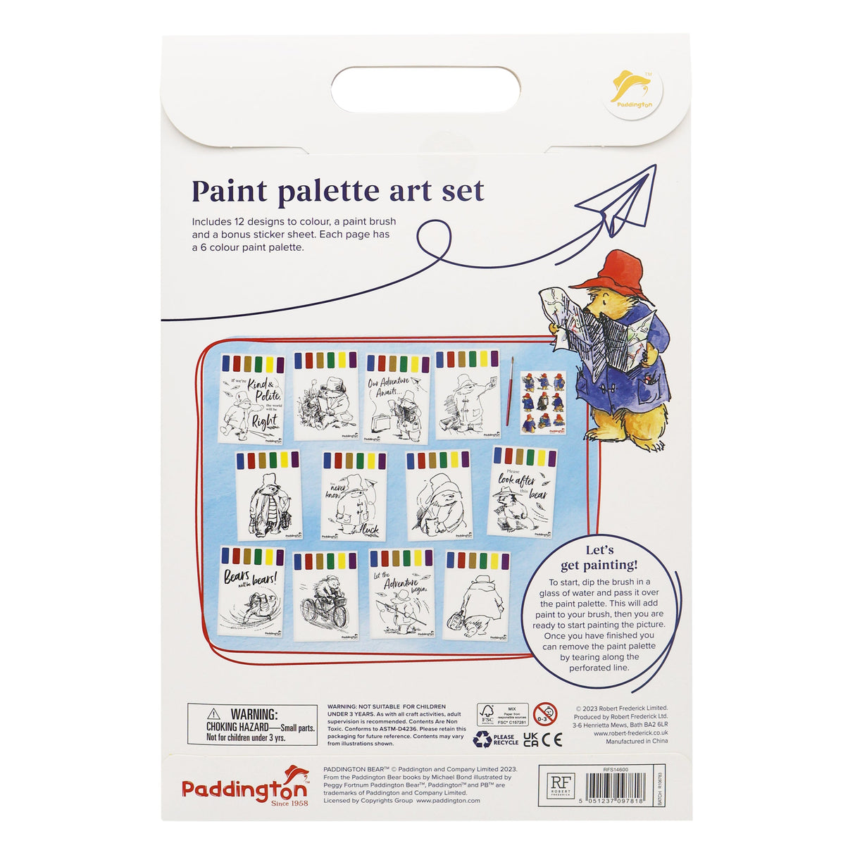 Paddington Paint Palette Art Set
