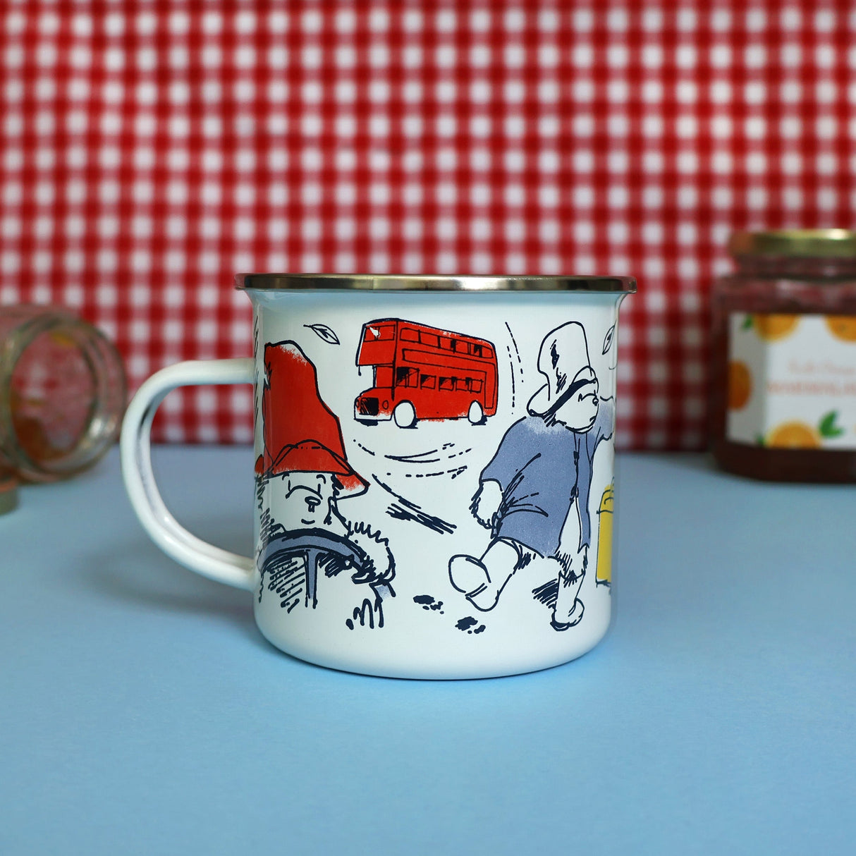 Paddington Enamel Mug - Classic Bear Design