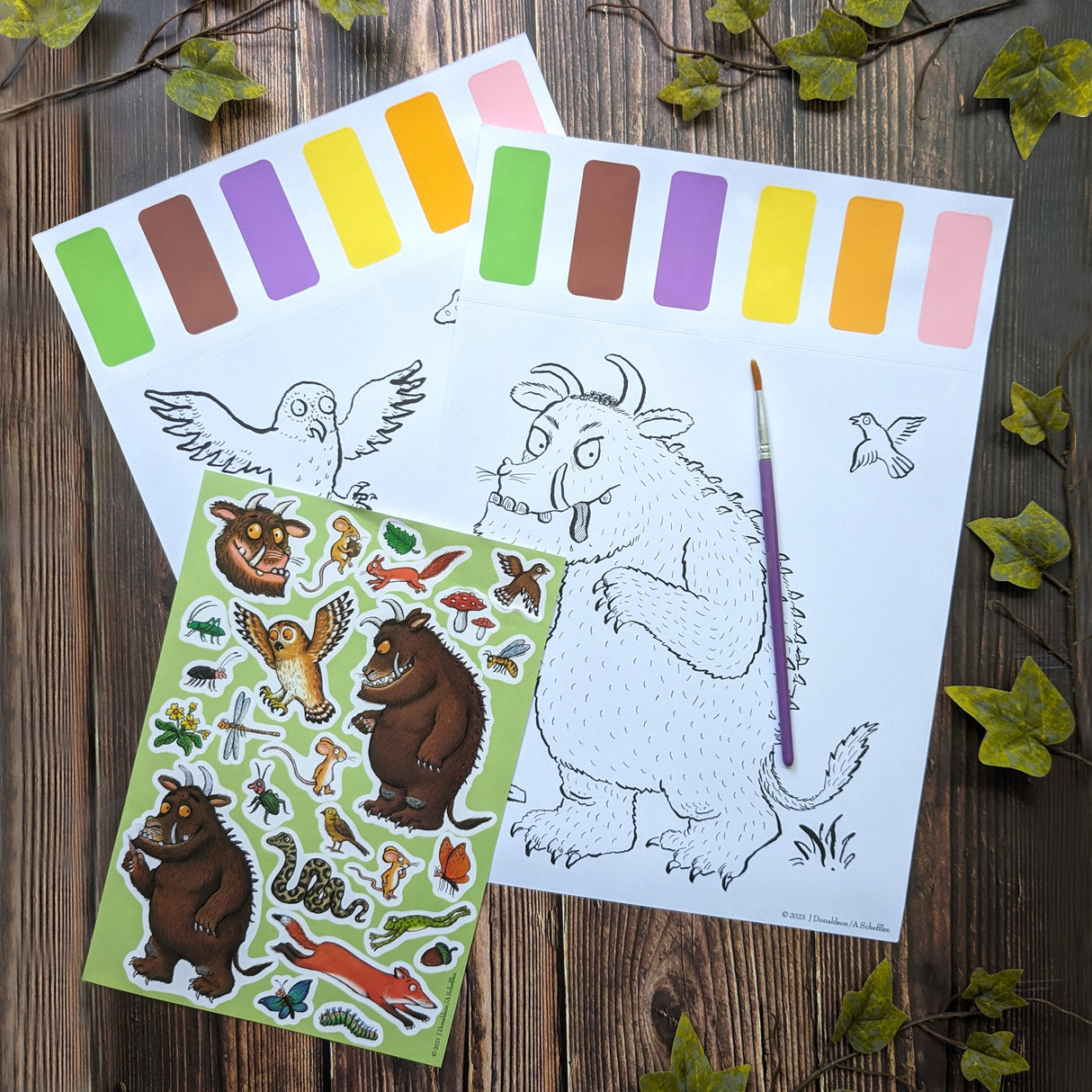 The Gruffalo Paint Palette Art Set