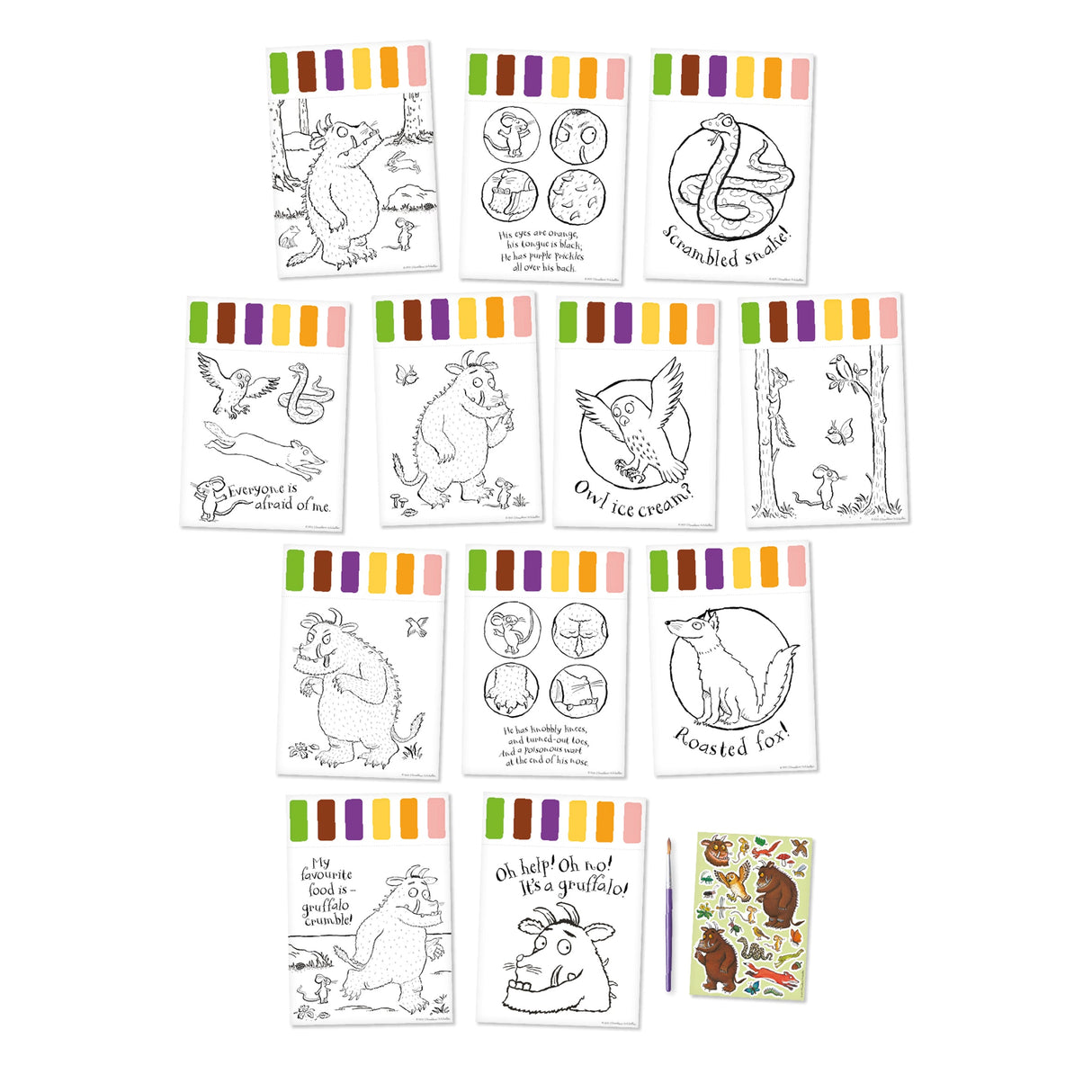 The Gruffalo Paint Palette Art Set