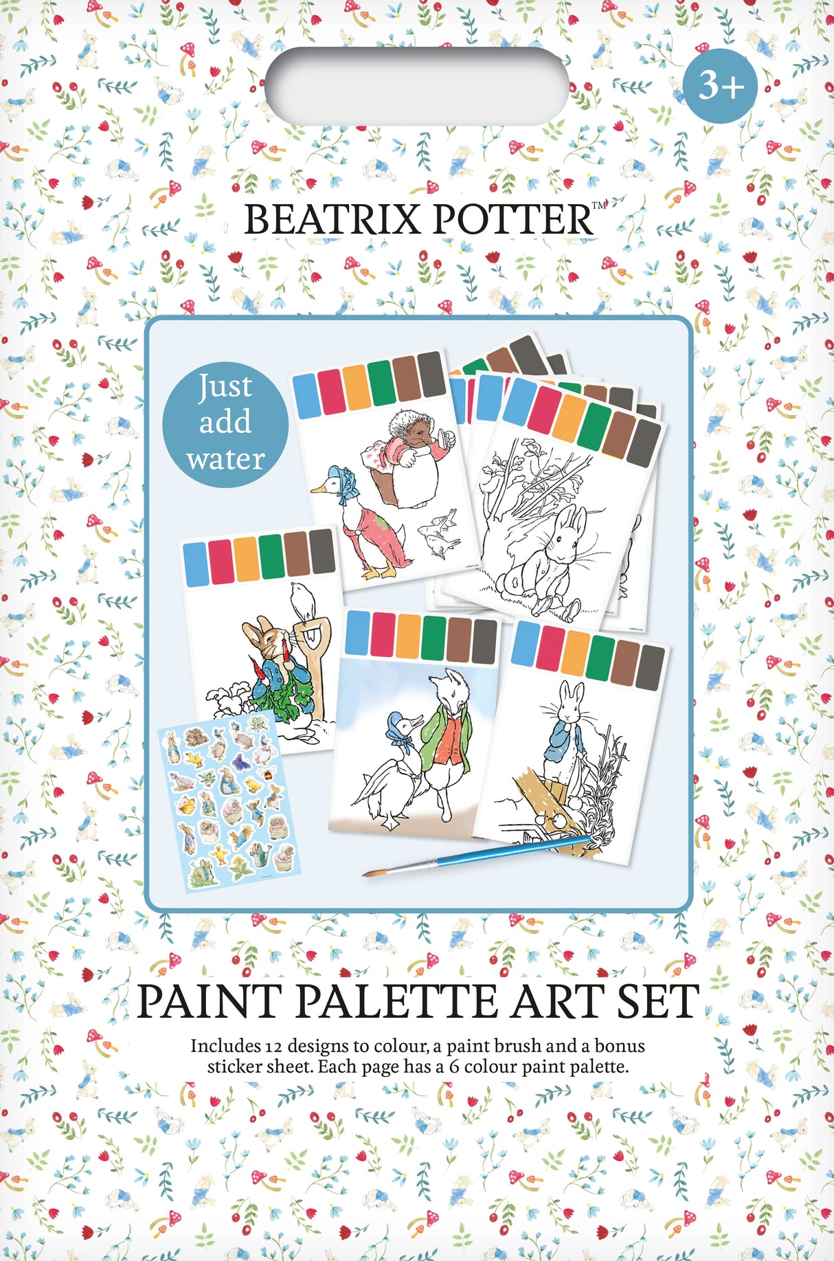 Beatrix Potter Paint Palette Art Set