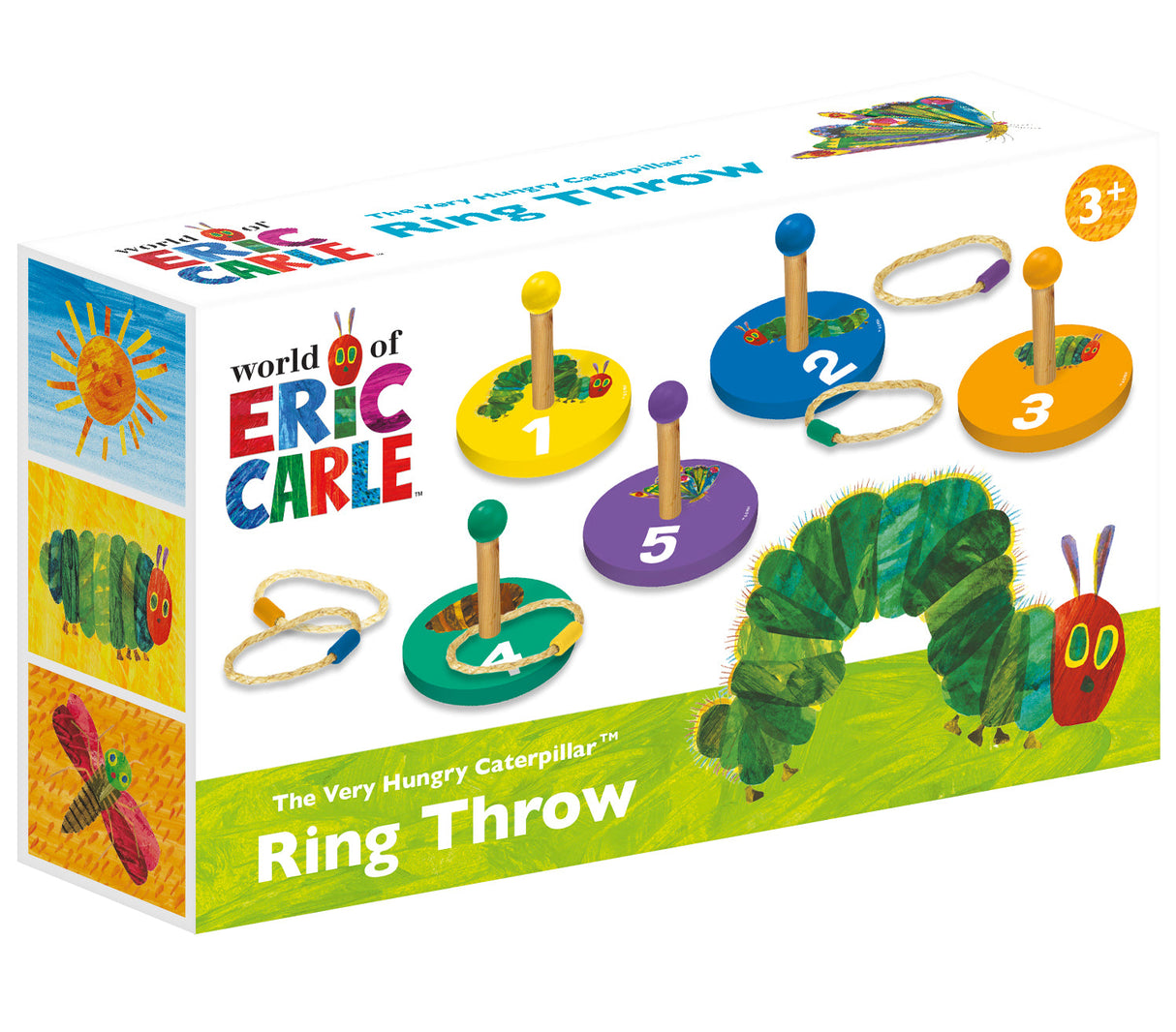 The Very Hungry Caterpillar Children's Wooden Ring Toss Set