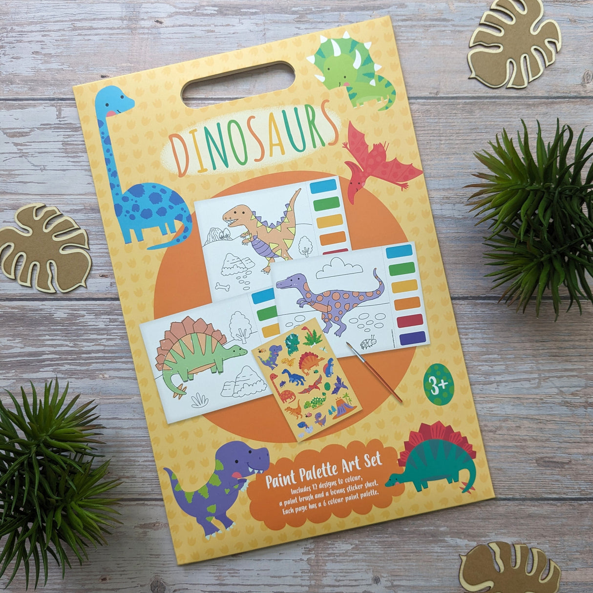 Dinosaurs Paint Palette Art Set