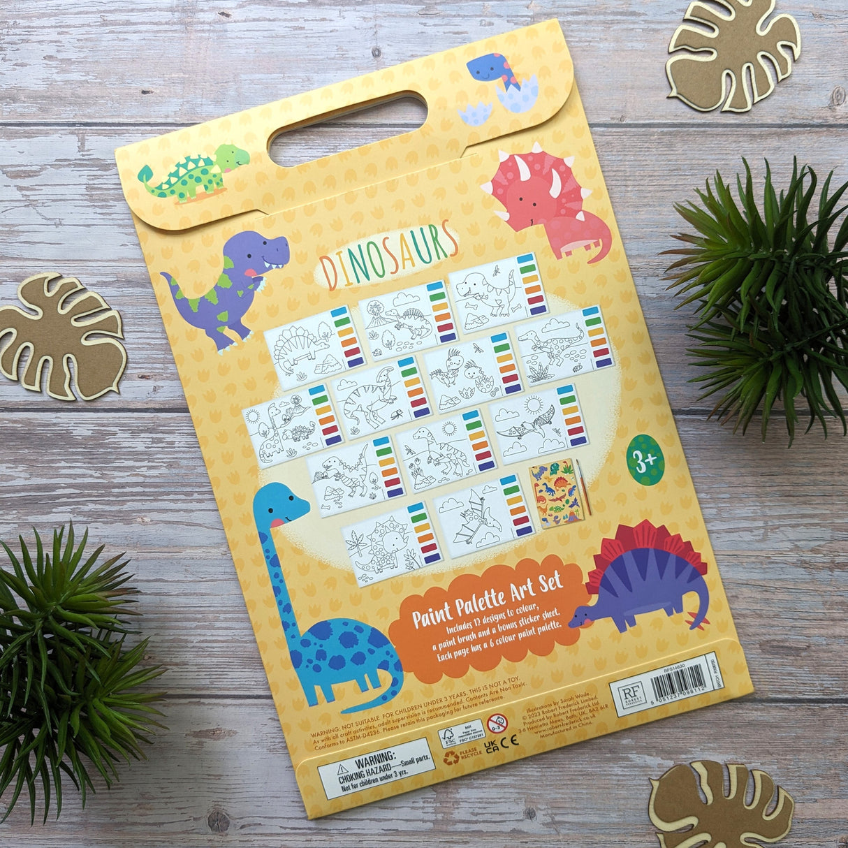 Dinosaurs Paint Palette Art Set