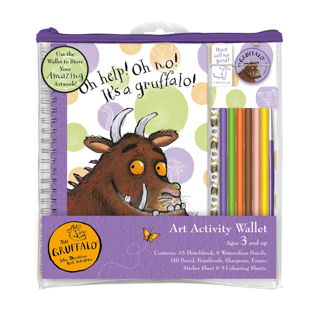 The Gruffalo Children's Art Activity Wallet