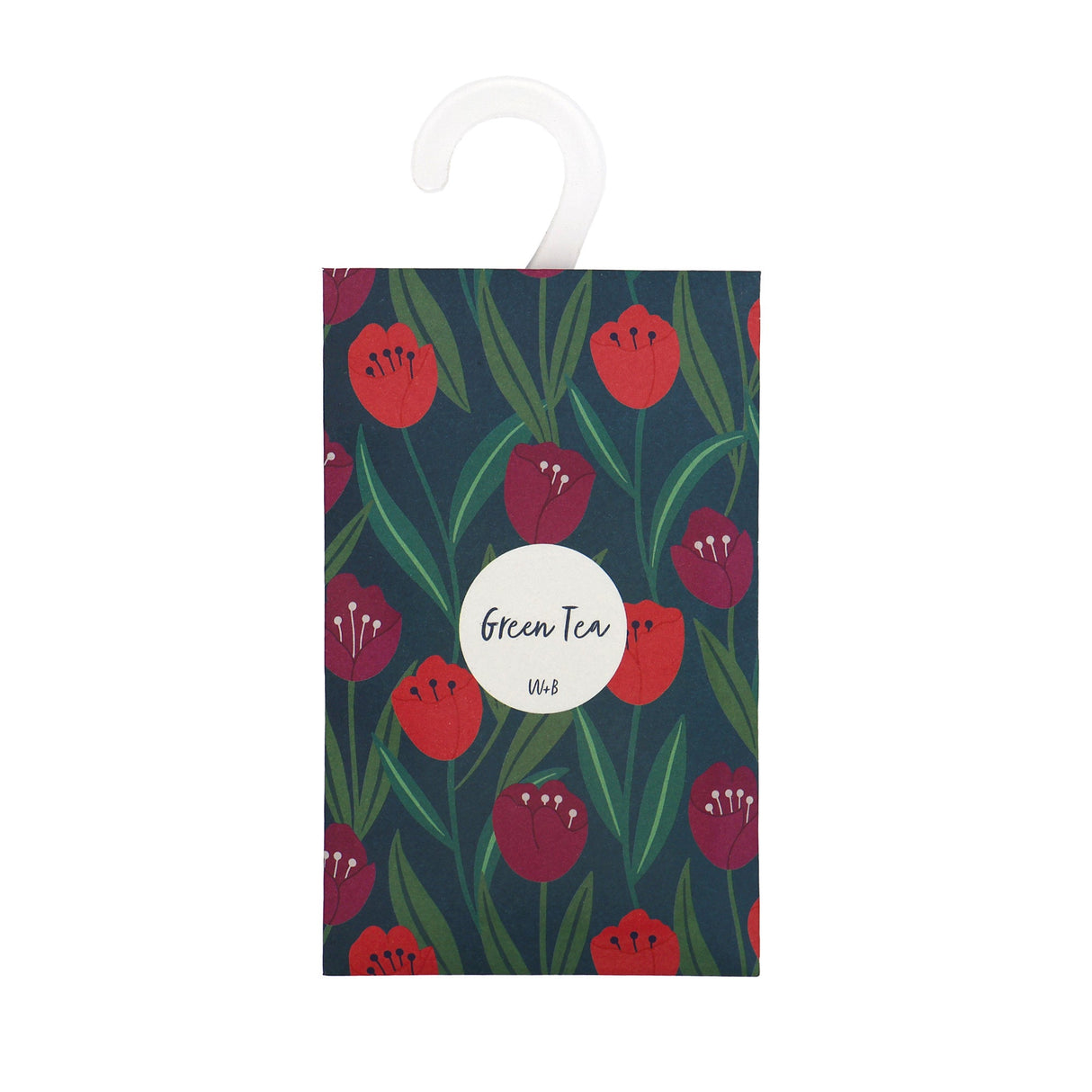 Willow and Belle Scented Hanging Sachet - Set of 4 Green Tea - Tulips Design