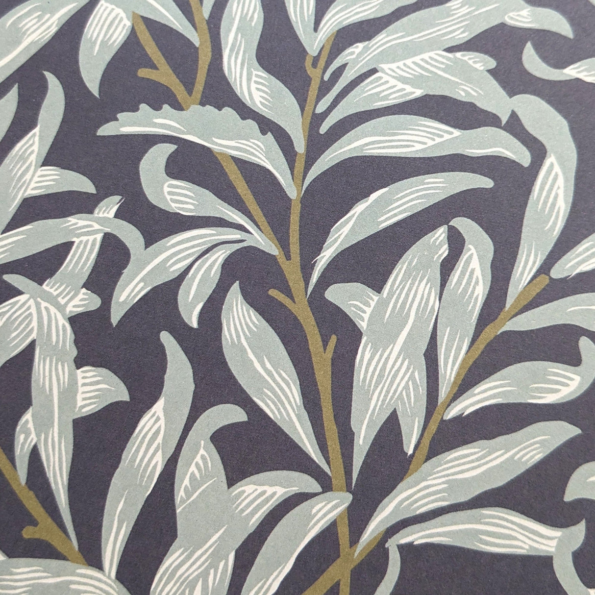 Orange Grove Scented Drawer Liner - Set of 5 Sage and Sandalwood - William Morris Leaves Design