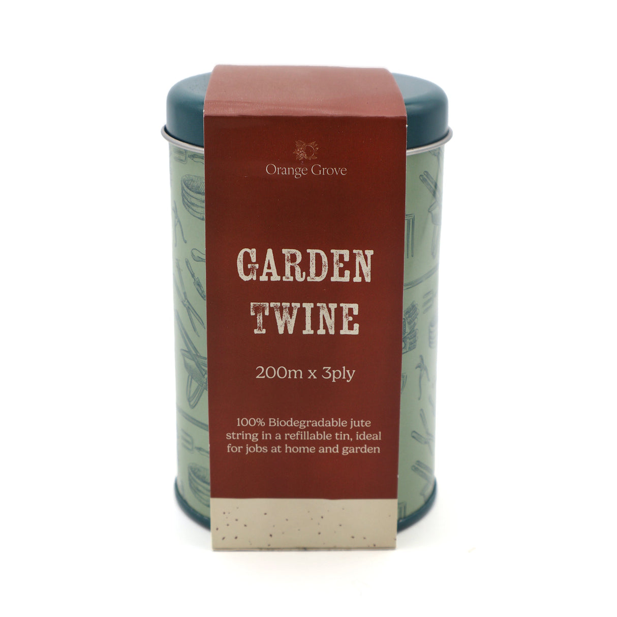 Orange Grove Garden and Household Twine in Refillable Tin