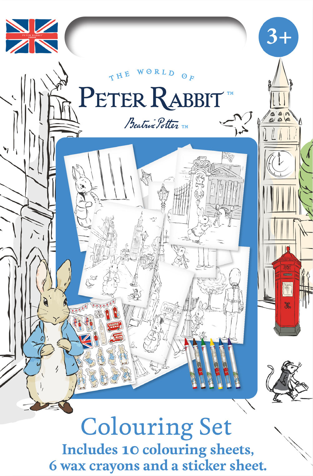 Peter Rabbit Children's Colouring Set